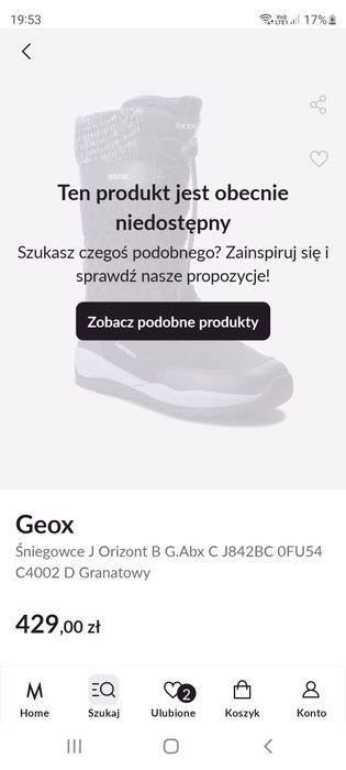 Geox Orizont sniegowce 33 AMPHIBIOX 
Śniegowce J Orizont B G.Abx C J84