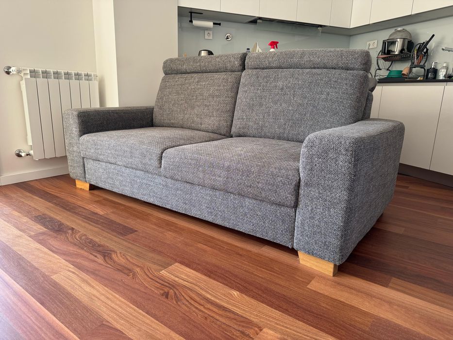 Sofa 2 lugares cizento