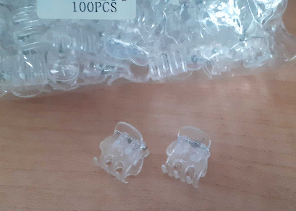 Miseczki - pędzelki - klamry