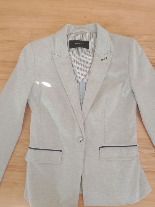 Żakiet damski szary r. 36