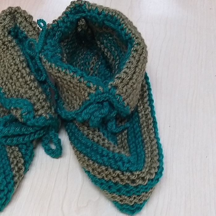 Botinhas para aquecer os pés.