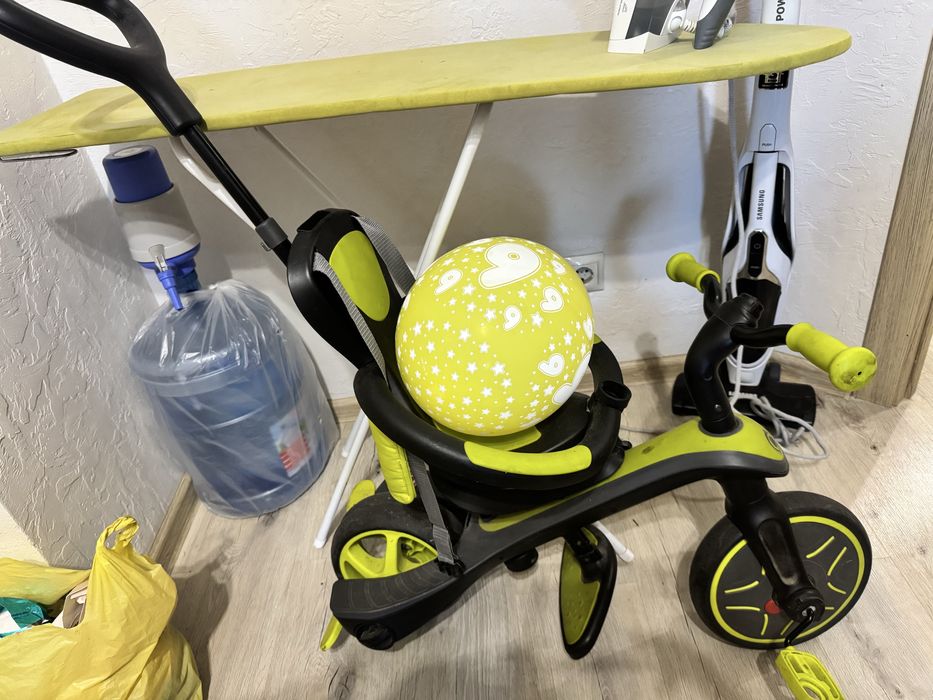 Дитячий велосипед 4 в 1 Globber Explorer Trike Lime Green