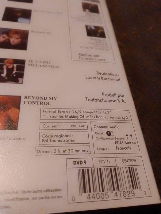 DVD Video Mylène Farmer Music Videos 2000 б/в