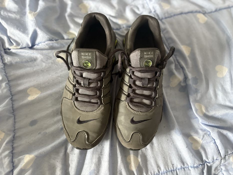 Buty Nike Shox NZ szaro-zielone (Volt) rozmiar 41