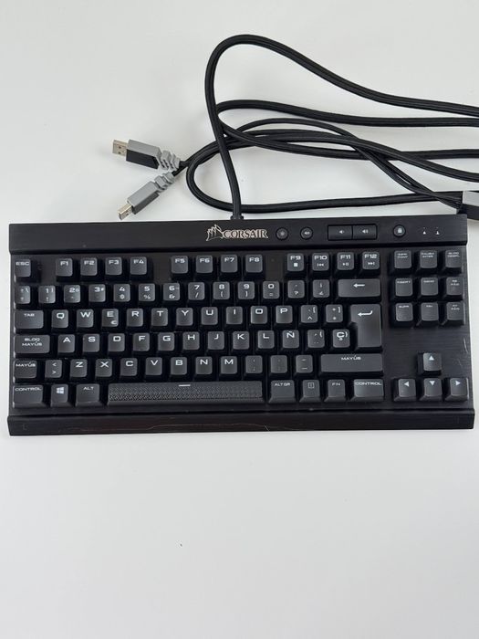 Клавіатура Corsair K65 LUX RGB Spanish Black (CH-9110014-ES)