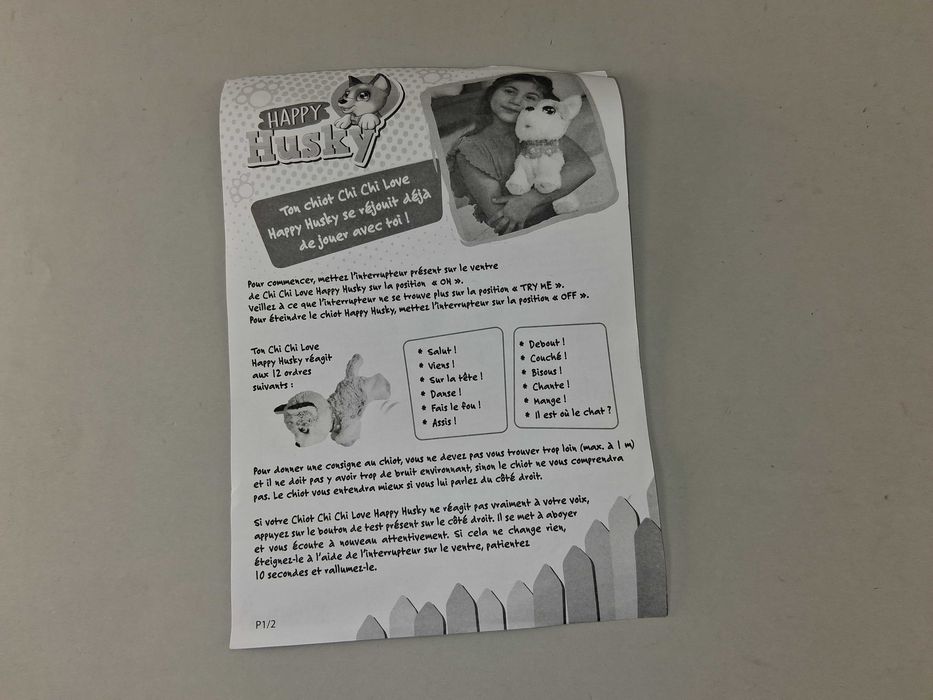 R172 Chi Chi Love Happy Husky Interaktywny Piesek Dźwięki