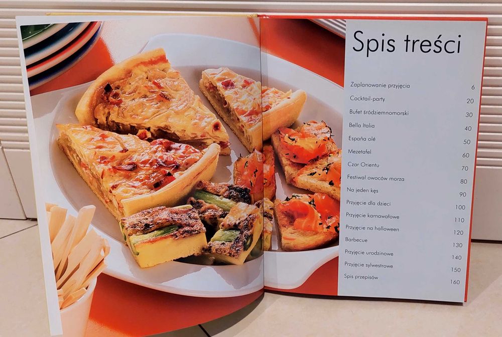Przekąski oryginał "Partysnacks" książka tlumacz. M..Waczkowska