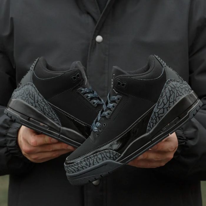 Кроссовки Jordan 3 Black cat