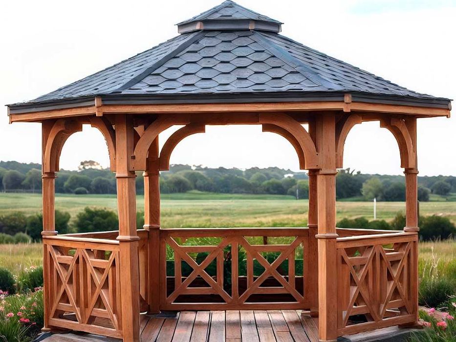 Altana 17 Sześciokątna 4m od Producenta, Gont w cenie + Impregnacja