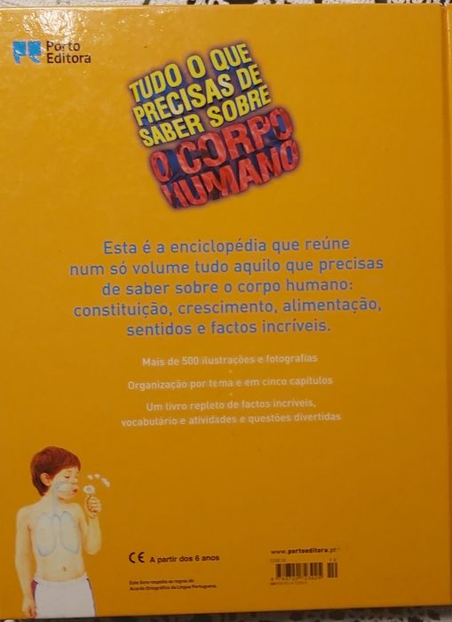 Livro Ilustrado Corpo Humano
