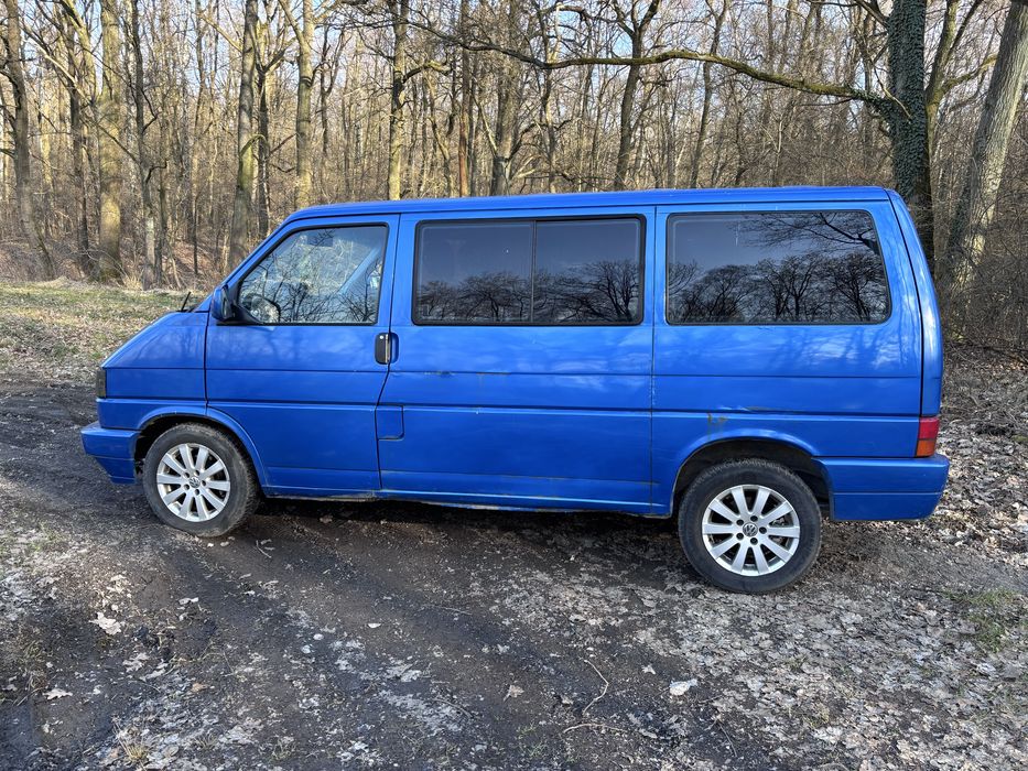 VW T4 Multivan 2.4 Benzyna + LPG | Klimatyzacja 2-strefowa | Hak