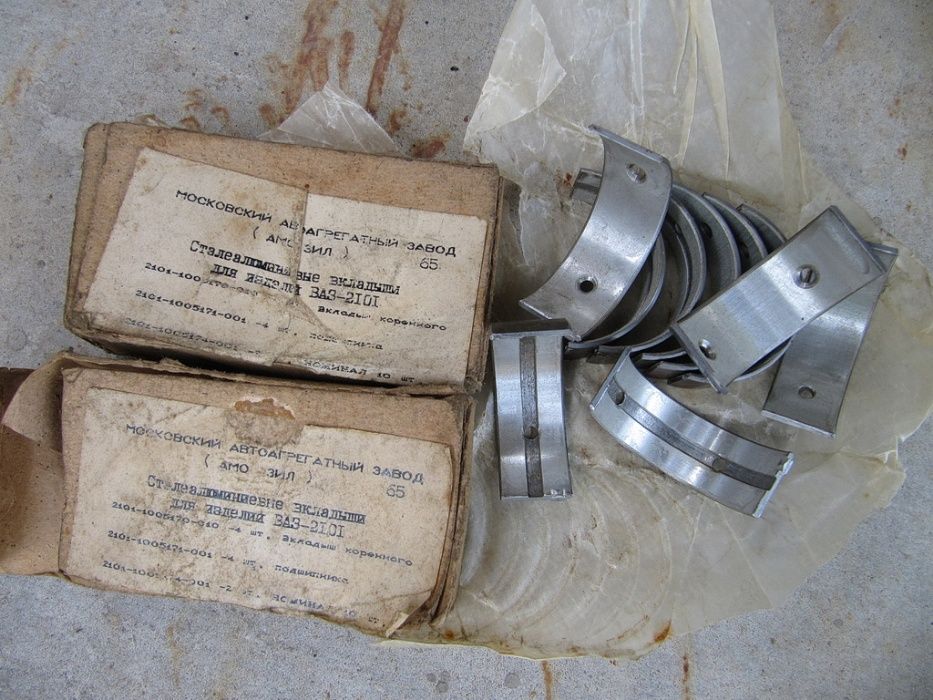 Набор (ремонтный) коренных, шатунных вкладышей ВАЗ, Москвич: 330 грн ...