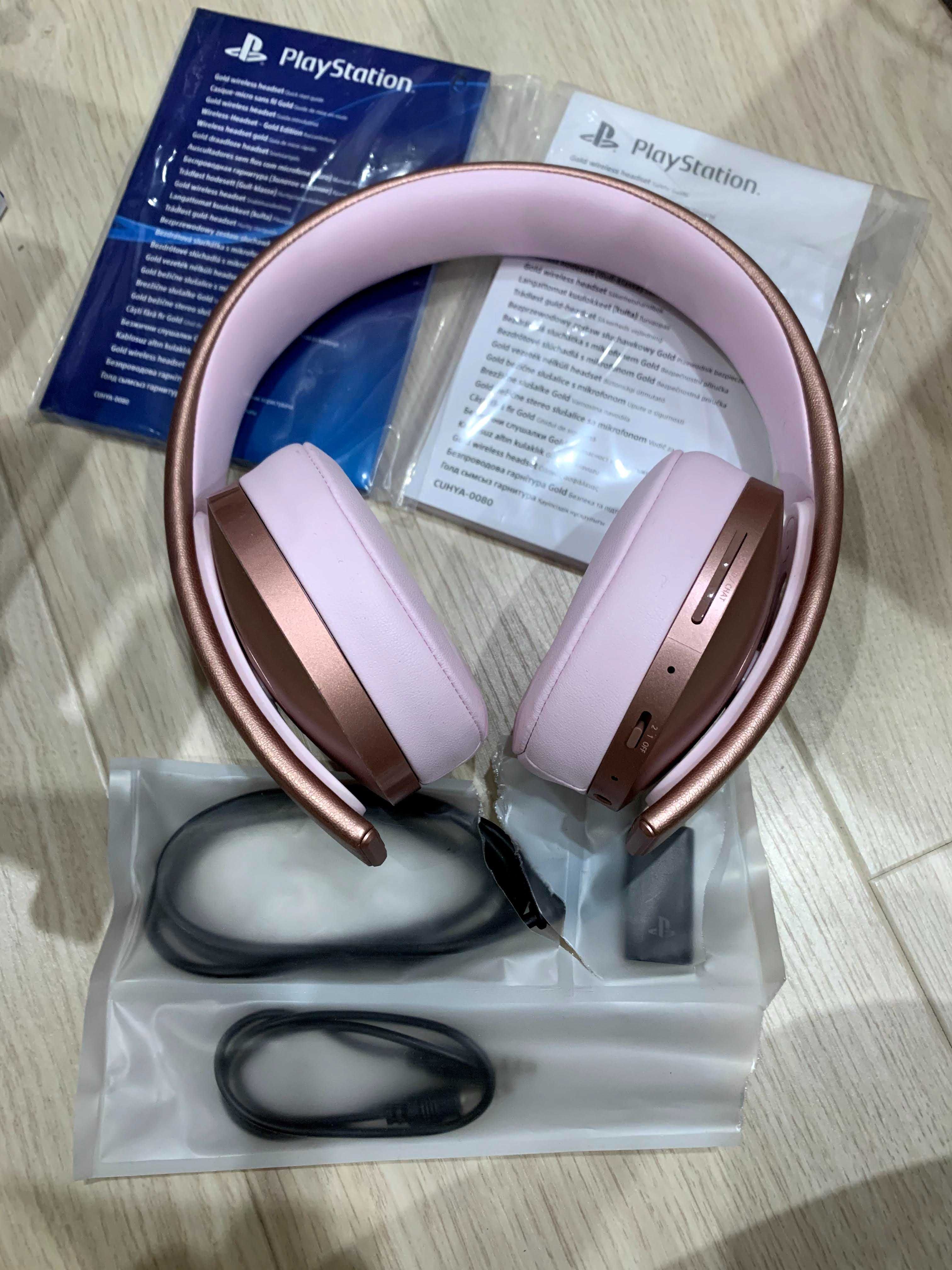 S uchawki SONY PlayStation PS4 Rose Gold Wireless Headset Ro owe Z oto Gda sk Przymorze Ma e OLX.pl