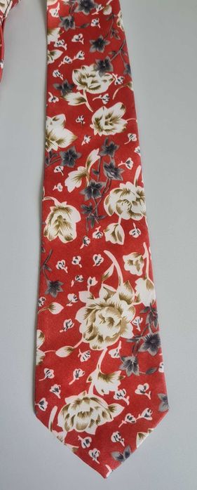 Sun Shine Krawat w kwiaty hand made