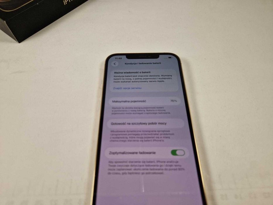 Apple Iphone 12 Pro Max 128GB pudełko Bat 76%