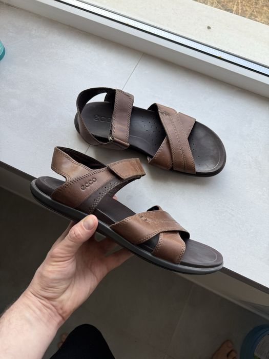 Чоловічі шкіряні сандалі Ecco 45 розмір