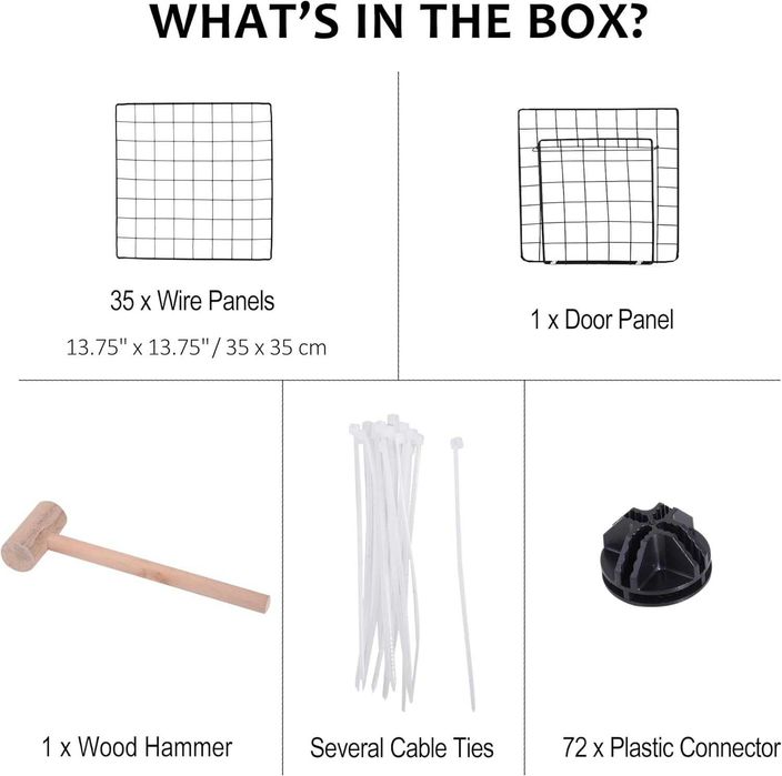 PORTES GRÁTIS - Cerca metálica para ROEDORES com 36 painéis