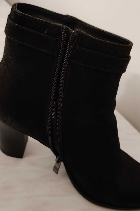Czarne damskie buty. Rozmiar 40. Naturalna skóra.