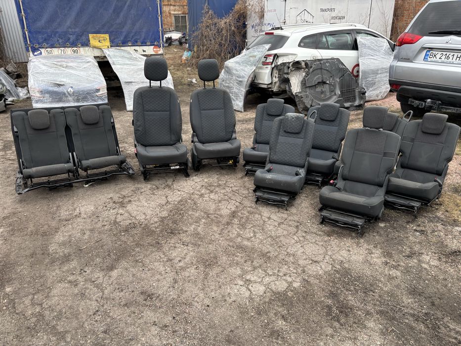 Сидіння Сценік 3, сидіння для буса мінівен під перкшив