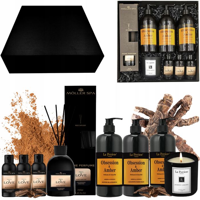 Zestaw Kosmetyków Prezentowy Kosz  Zapach  Świeczka Prija Dzień Kobiet