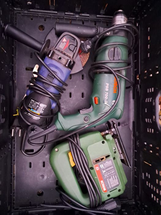 Bosch Wiertarka/Wyrzynarka/ Flex/ Pakiet