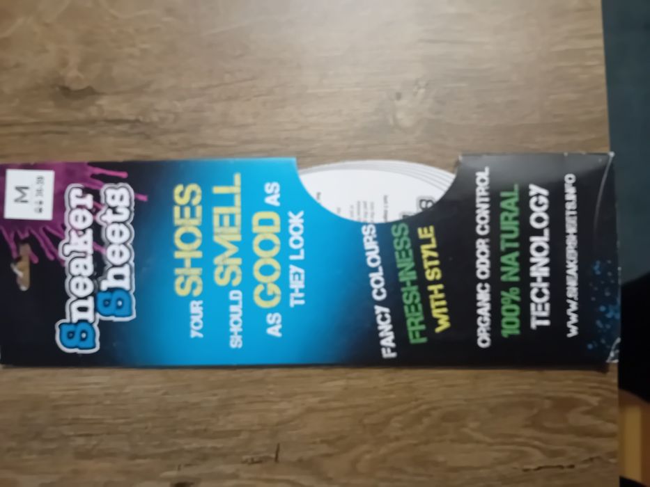 Wkładki do butów przeciwzapachowe 36-39