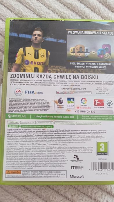 Gra FIFA 17 na Xbox 360