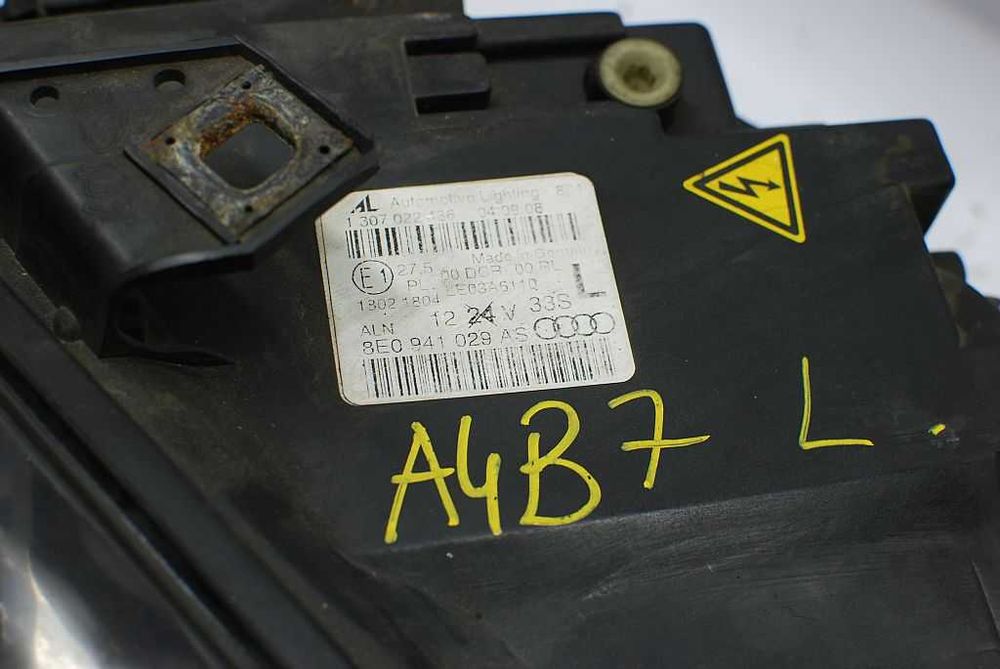 Lampa Lewa XENON Europa Kompletna 029AS Sprawna Audi A4 B7