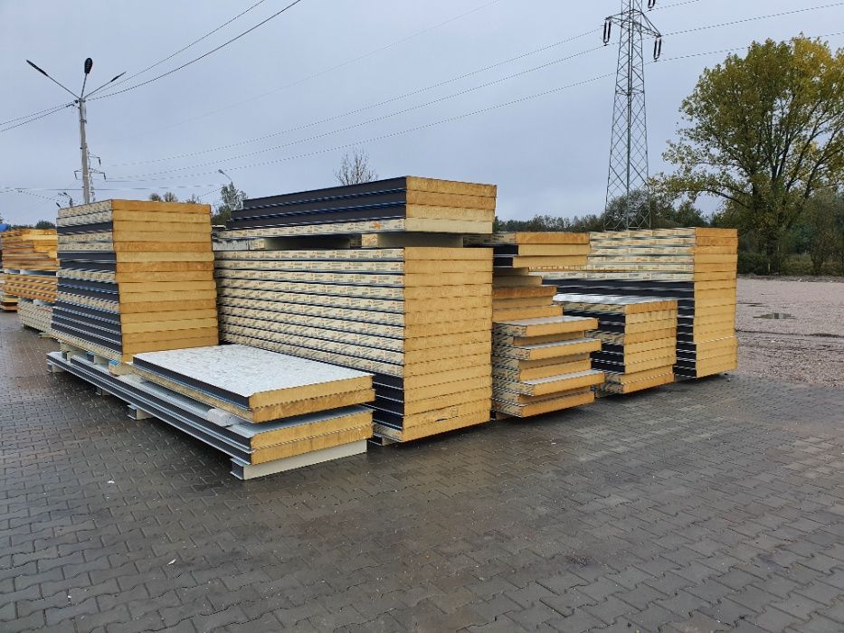 Płyta warstwowa obornicka Prekon Płyty PUR ścienne i dachowe NOWE