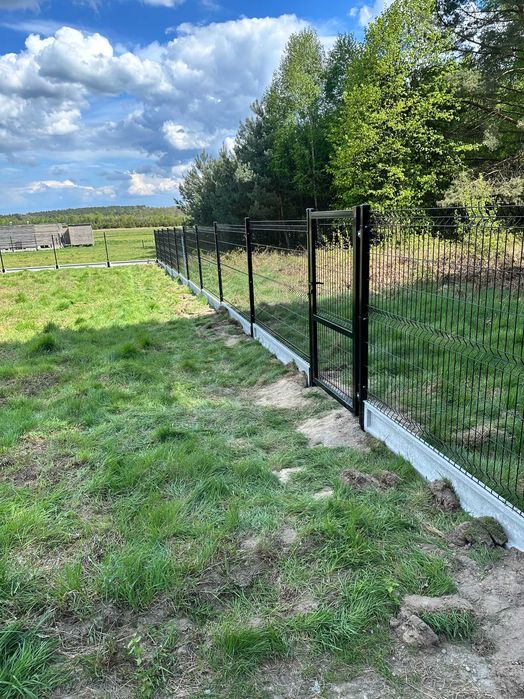 Ogrodzenie Panelowe 3D 153 Podmurówka Najtaniej Montaż Brama