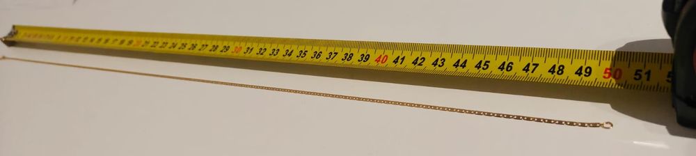 Złoty łańcuszek 50cm złoty 585 jak nowy