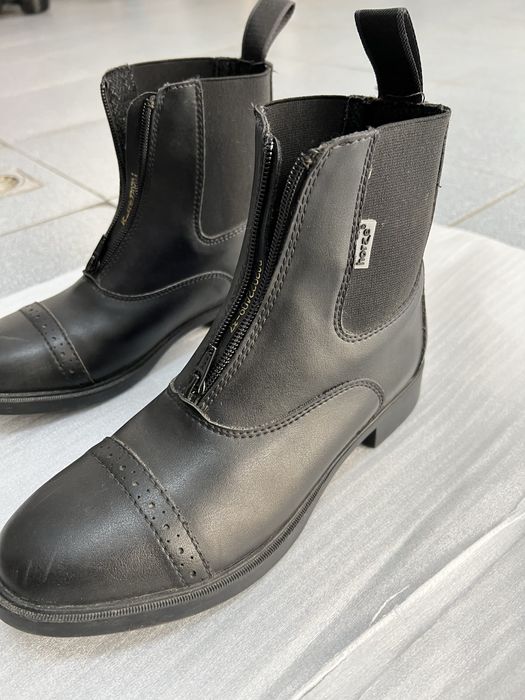 Botas Equitação Horze - Tamanho 37 + Toque  de equitação em veludo