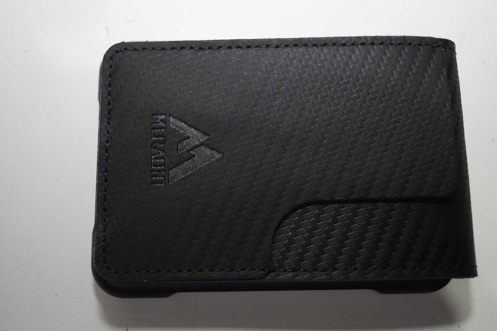257 MURADIN Taktyczny Minimalistyczny Portfel Męski na karty RFID czarny