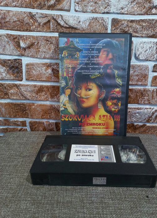 Kasety vhs wideo video. Szokująca Azja 3 VHS. Bdb stan.