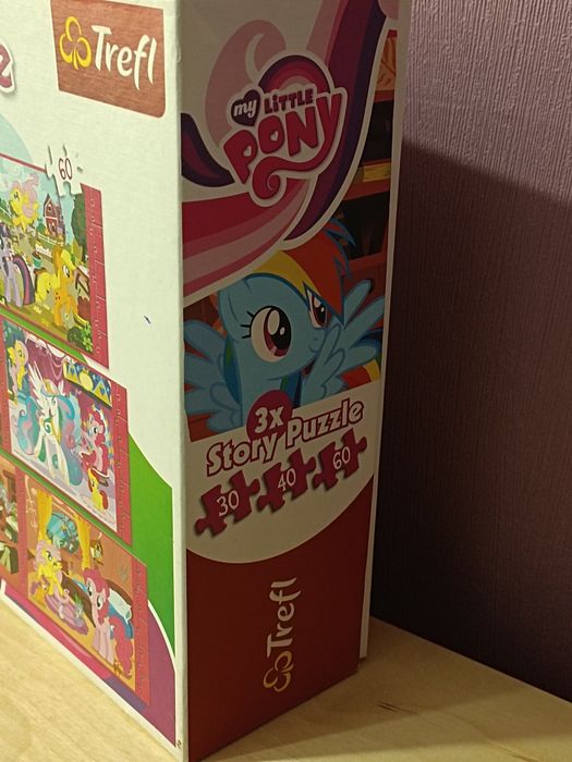 Mega puzzle Kompletne 390 elementów My Little Pony Trefl 4+ kucyki