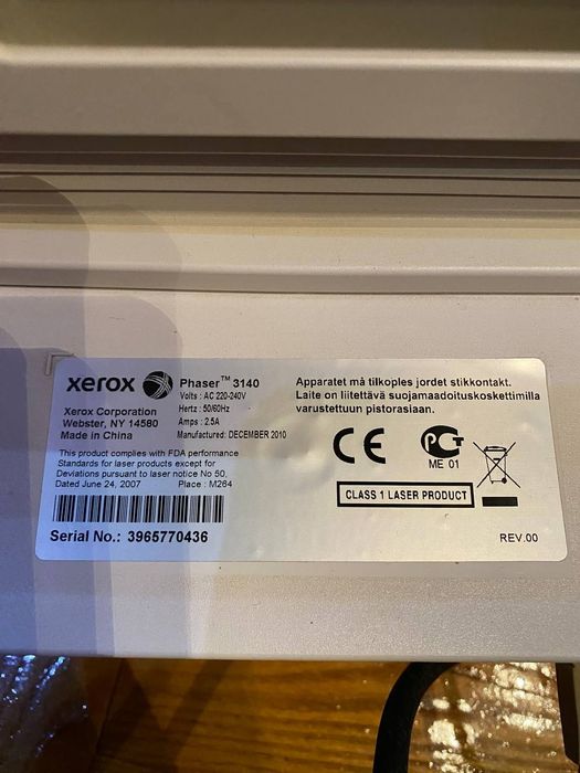 Лазерний принтер Xerox Phaser 3140