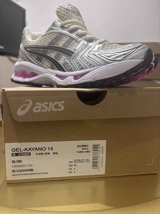 Buty asics gel kayano 14 silver/pink