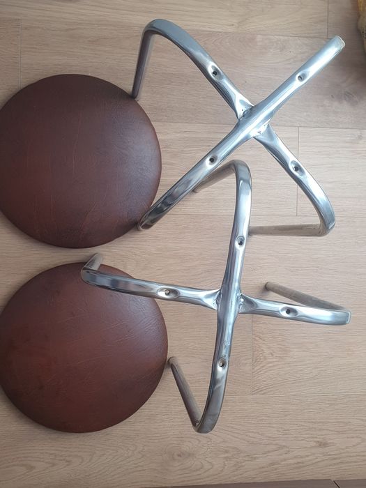 Stołek/taboret chico, brązowe, 2 sztuki, NOWE