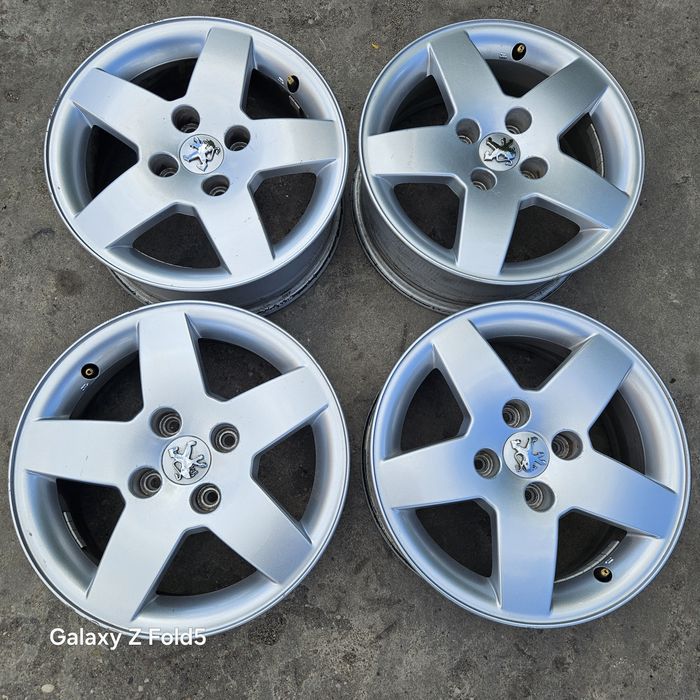 Alufelgi 15 Peugeot 207 Partner 308 Peugeot 307 Peugeot 206 4x108 ET23