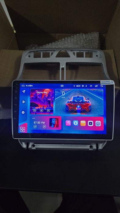 Entregas grátis Zona Grande Porto Rádio Android 14 Peugeot 307 (Novo)