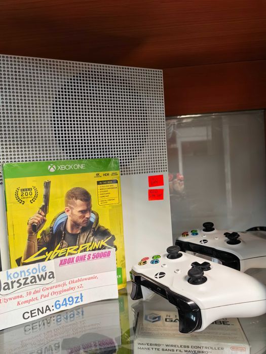 Konsola Xbox One S 500 GB 2x Pad Gra ODBIERZ AŻ DO ŚWIĄT NA SKLEPIE