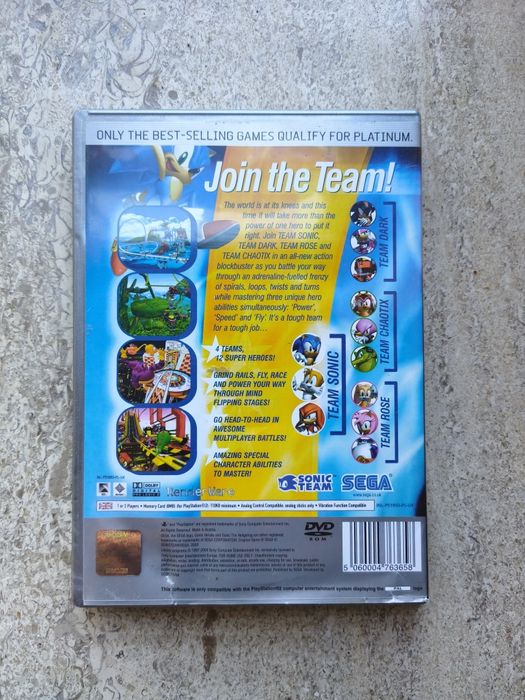 Sonic Heroes Platinum - PS 2