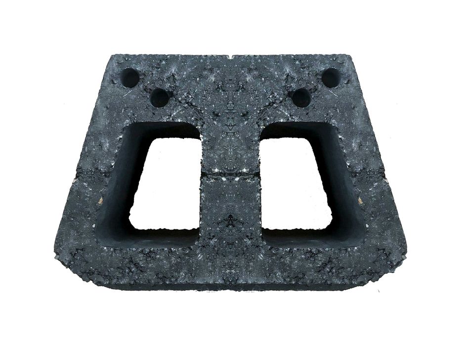 Pustak oporowy mur ogrodowy łupany łukowo biały