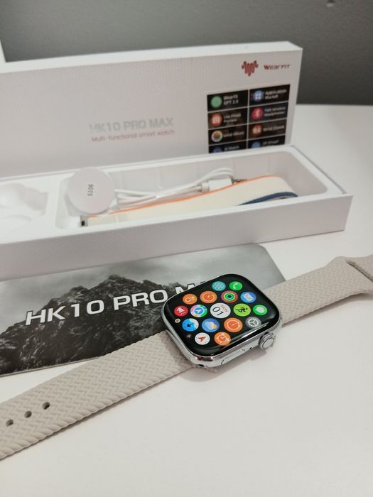 Smartwatch Srebrny HK10 Pro Max