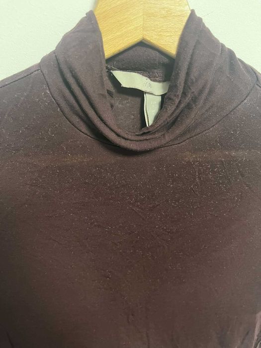 Bordowy golf H&M roz. S dopasowany cienki miły