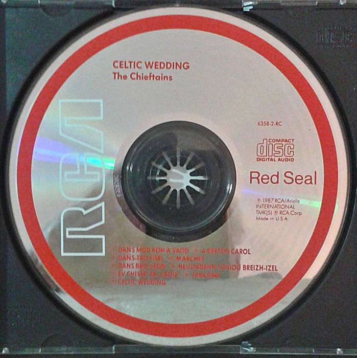 CD Celtic Wedding. The Chieftains. RCA. Irish Music.