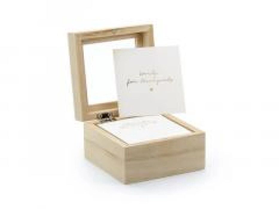 Księga gości pudełko na porady 9.5x9.5x6cm PartyDeco