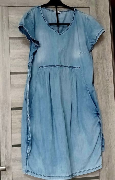 Для вагітних 42 -44 розмір сукня плаття джинс фірмове Busa S М розмір