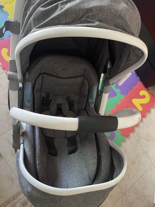 Conjunto De Rua Duo Luxor Ursitos White/Grey