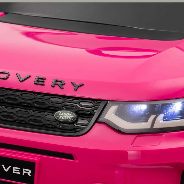 Carro Elétrico p/ Crianças c/ Licença Land Rover Bateria 12V, Rosa